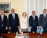 Ināra Mūrniece tiekas ar Azerbaidžānas parlamenta delegācijas vadītāju EDSO Parlamentārajā asamblejā